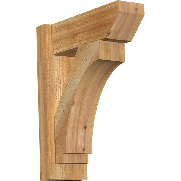 Ekena Millwork Imperial Slat Rough Sawn Outlooker, Western Red Cedar, 6"W x 16"D x 20"H OUT06X16X20IMP06RWR - main